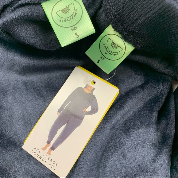 Honeydew Navy Blue Long Sleeve Jogger Super Soft Lounge Pajama PJ Set Size Small - Picture 5 of 6